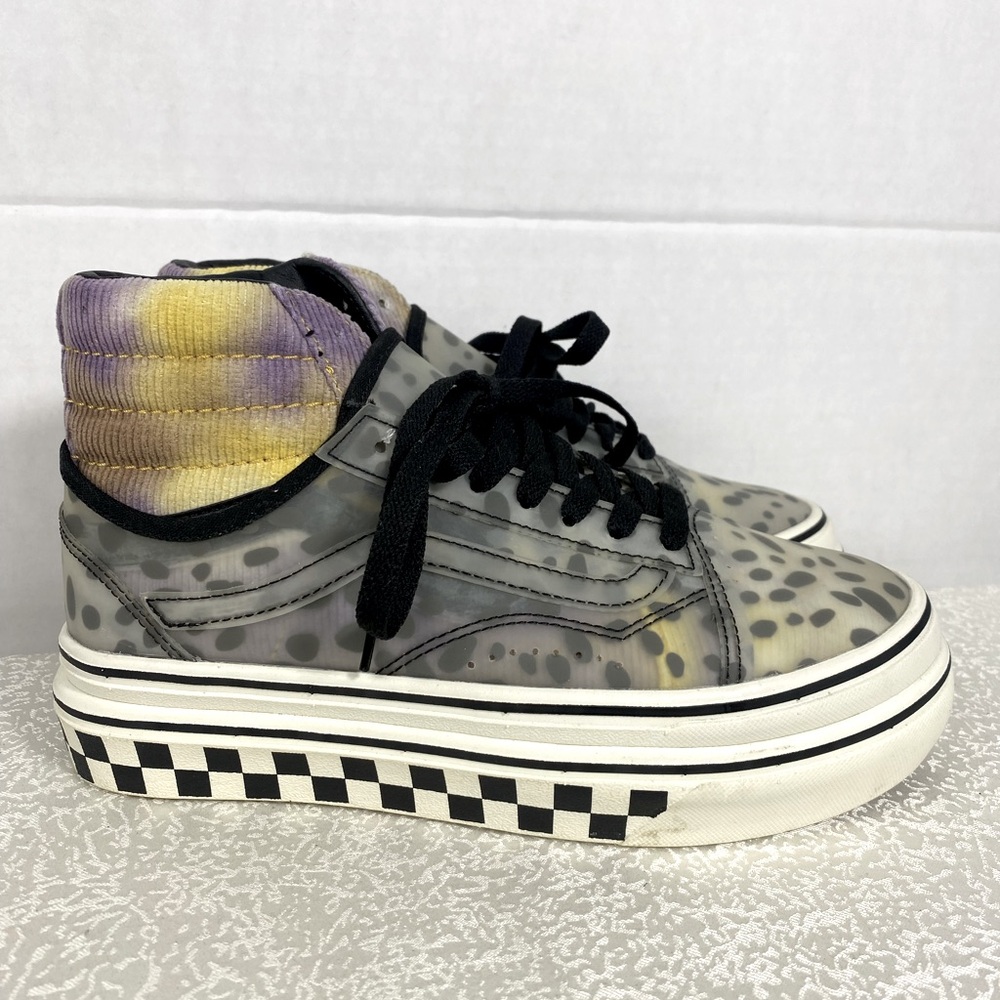 Vans Off The Wall Platform Sk8 Mashmallow Checkboard Women’s Size 7 Super Comfy